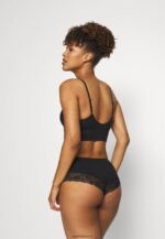 femmes Lot de 5 slips coton et dentelle noir 006BT954 Anna Field - Image 3