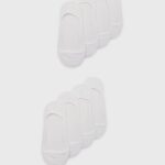 femmes Lot de 8 paires de chaussettes blanches 006BT1155 Anna Field