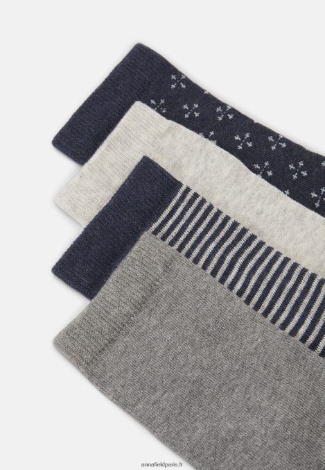 femmes Lot de 8 paires de chaussettes bleu foncé 006BT1145 Anna Field - Image 2
