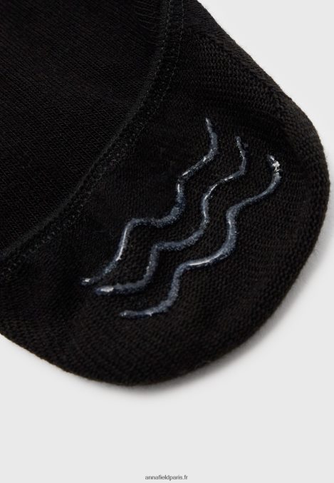 femmes Lot de 8 paires de chaussettes noires 006BT1154 Anna Field - Image 2
