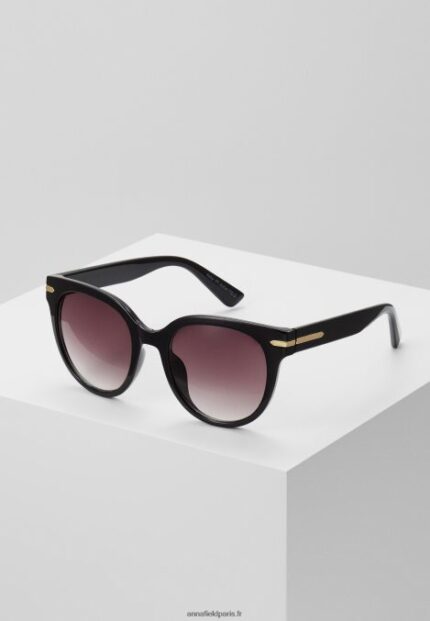 femmes lunettes de soleil noir 006BT2681 Anna Field