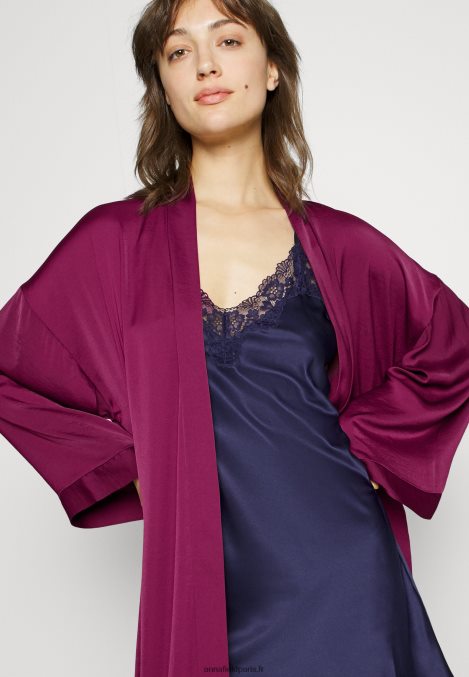 femmes mariée robe de chambre robe de chambre violet 006BT1086 Anna Field - Image 1