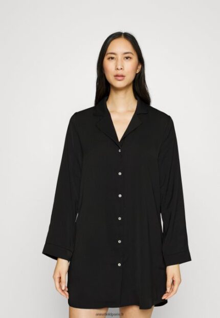 femmes nuisette noire 006BT1055 Anna Field