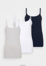 femmes Pack 3er blanc/bleu marine/gris clair 006BT484 Anna Field - Image 6