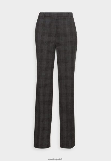 femmes pantalon gris foncé 006BT635 Anna Field