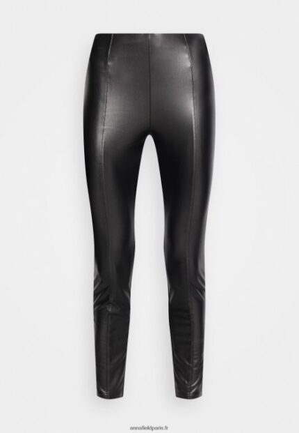 femmes pantalon legging noir 006BT658 Anna Field