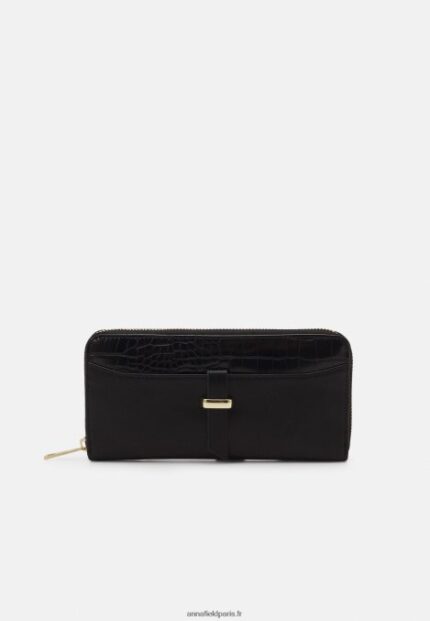 femmes portefeuille noir 006BT2802 Anna Field