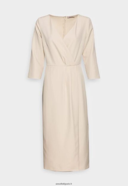 femmes robe de cocktail robe de soirée beige 006BT37 Anna Field