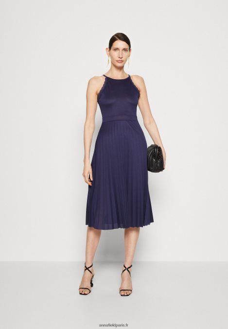 femmes robe de cocktail robe de soirée bleu foncé 006BT45 Anna Field - Image 2