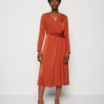 femmes robe de cocktail robe de soirée marron 006BT54 Anna Field