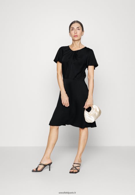 femmes robe de cocktail robe de soirée noir 006BT56 Anna Field - Image 2