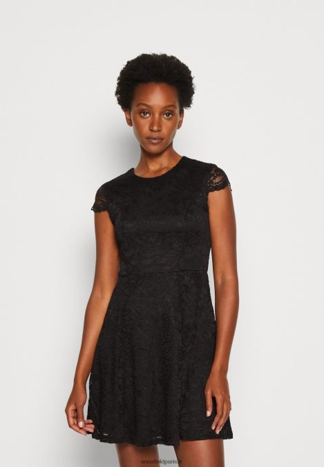 femmes robe de cocktail robe de soirée noir 006BT64 Anna Field - Image 1