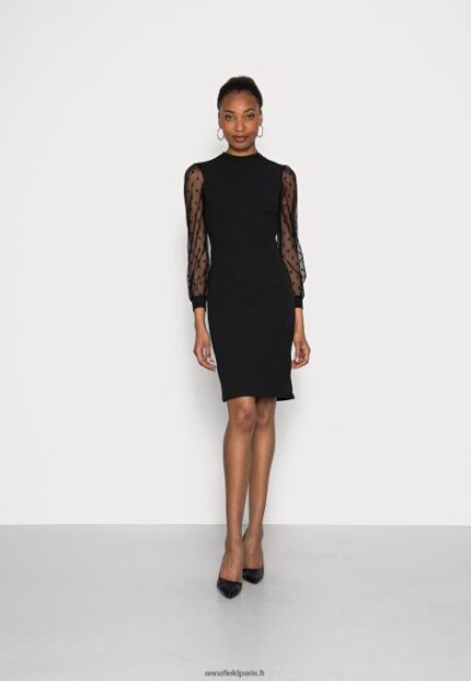 femmes robe de cocktail robe de soirée noir 006BT70 Anna Field