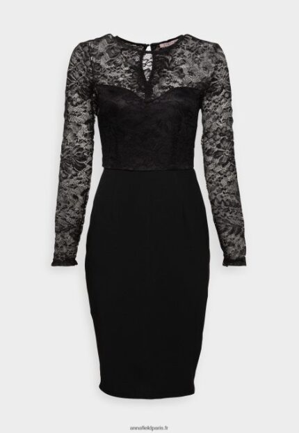 femmes robe de cocktail robe de soirée noir 006BT72 Anna Field