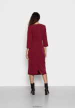 femmes robe de cocktail robe de soirée rouge foncé 006BT33 Anna Field - Image 3