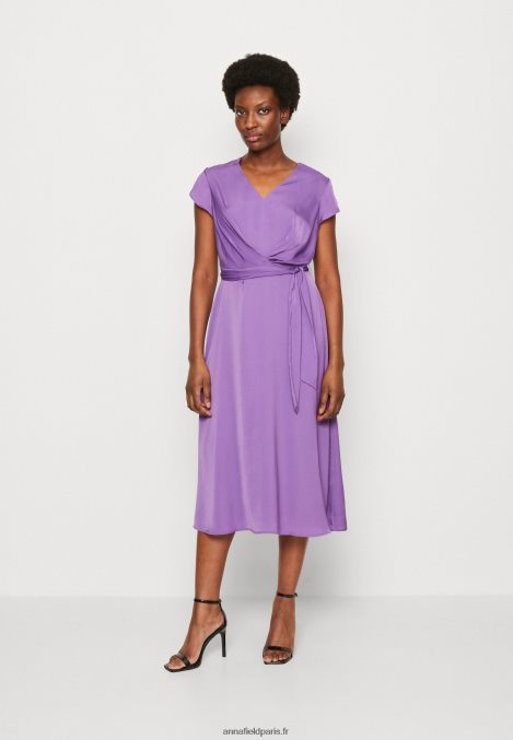 femmes robe de cocktail robe de soirée violet 006BT49 Anna Field - Image 1