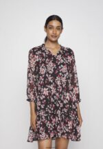 femmes robe de jour rose/noir/multicolore 006BT31 Anna Field
