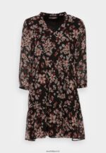 femmes robe de jour rose/noir/multicolore 006BT31 Anna Field - Image 5