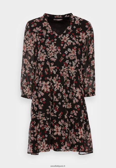 femmes robe de jour rose/noir/multicolore 006BT31 Anna Field - Image 5