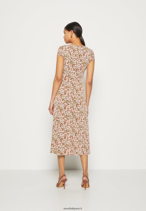 femmes robe en jersey multicolore 006BT157 Anna Field - Image 3