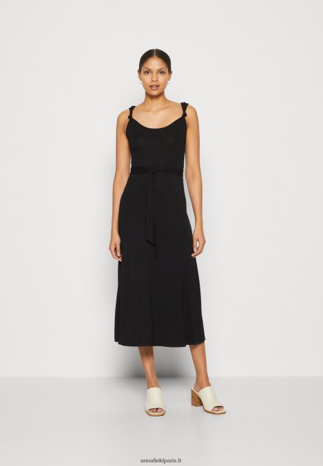 femmes_robe_en_jersey_noir_006bt162_anna_field.jpg femmes robe en jersey noir 006BT162 Anna Field - Image 1