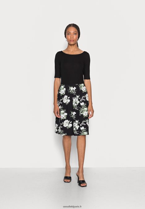 femmes_robe_en_jersey_noir_006bt169_anna_field.jpg femmes robe en jersey noir 006BT169 Anna Field - Image 1