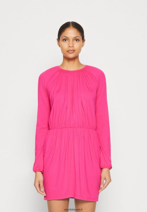 femmes_robe_en_jersey_rose_006bt187_anna_field.jpg femmes robe en jersey rose 006BT187 Anna Field - Image 1