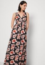femmes robe longue noir/rose/multicolore 006BT141 Anna Field - Image 4