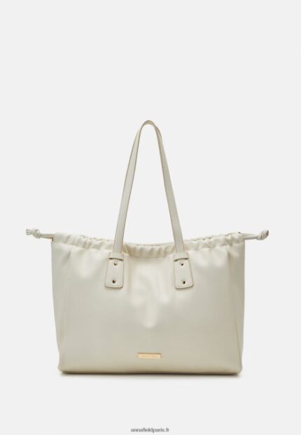 femmes sac fourre-tout blanc cassé 006BT2492 Anna Field