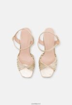 femmes sandales à talons hauts en cuir doré 006BT1397 Anna Field - Image 6