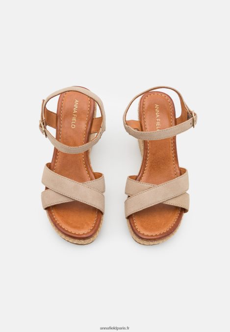 femmes sandales à talons hauts en cuir gris 006BT1466 Anna Field - Image 6