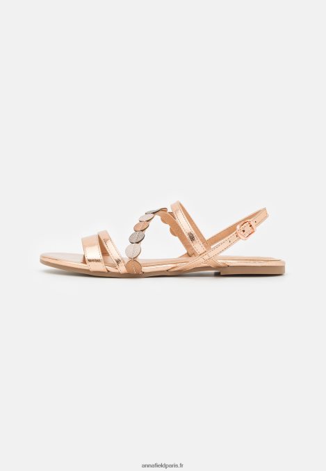 femmes sandales couleur or rose 006BT1313 Anna Field - Image 2