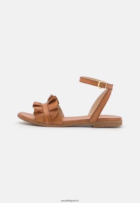 femmes_sandales_en_cuir_cognac_006bt1440_anna_field.jpg femmes sandales en cuir cognac 006BT1440 Anna Field - Image 1