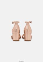 femmes sandales en cuir couleur or rose 006BT1310 Anna Field - Image 4