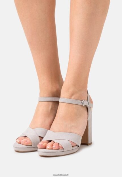 femmes sandales gris clair 006BT1292 Anna Field