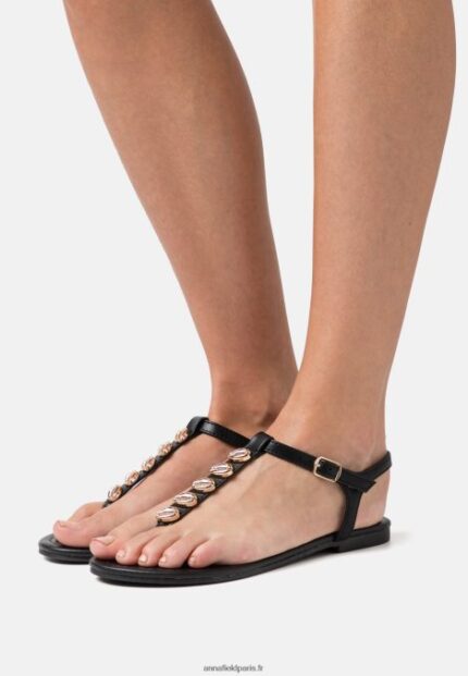 femmes sandales noir 006BT1432 Anna Field