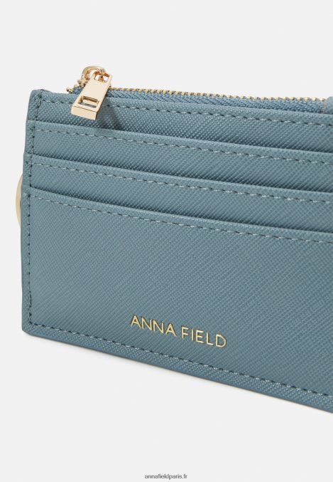 femmes set porte-cartes de visite bleu 006BT2664 Anna Field - Image 3