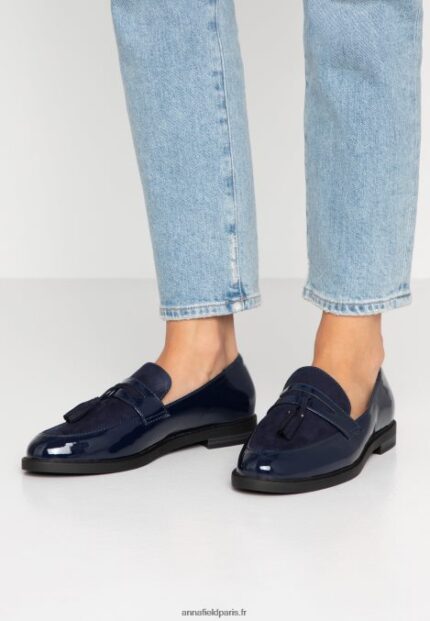 femmes slip-ons bleu foncé 006BT1830 Anna Field