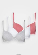 femmes soleil 3pack tshirt soutien gorge t-shirt soutien gorge rose/gris/blanc 006BT917 Anna Field - Image 6