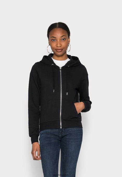 femmes_sweat_zippe_noir_006bt768_anna_field.jpg femmes sweat zippé noir 006BT768 Anna Field - Image 1