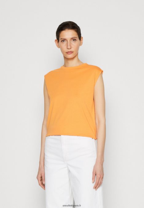femmes_t_shirt_basique_orange_006bt365_anna_field.jpg femmes t-shirt basique orange 006BT365 Anna Field - Image 1