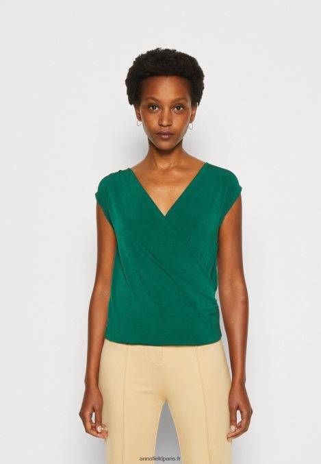 femmes_t_shirt_imprime_vert_006bt294_anna_field.jpg femmes t-shirt imprimé vert 006BT294 Anna Field - Image 1