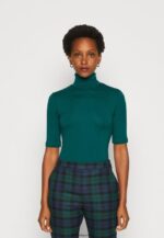 femmes t-shirt imprimé vert foncé 006BT286 Anna Field