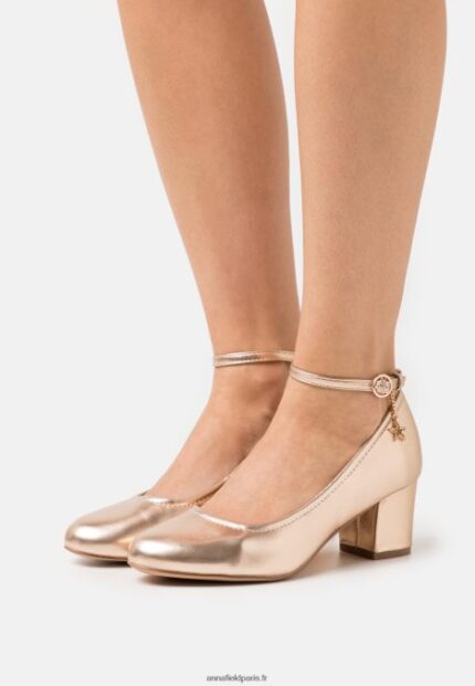 femmes talons classiques couleur or rose 006BT1680 Anna Field