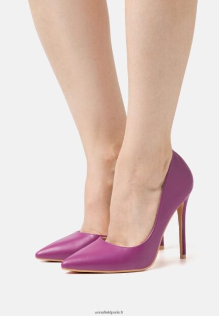 femmes zaltola talons classiques violet 006BT1744 Anna Field